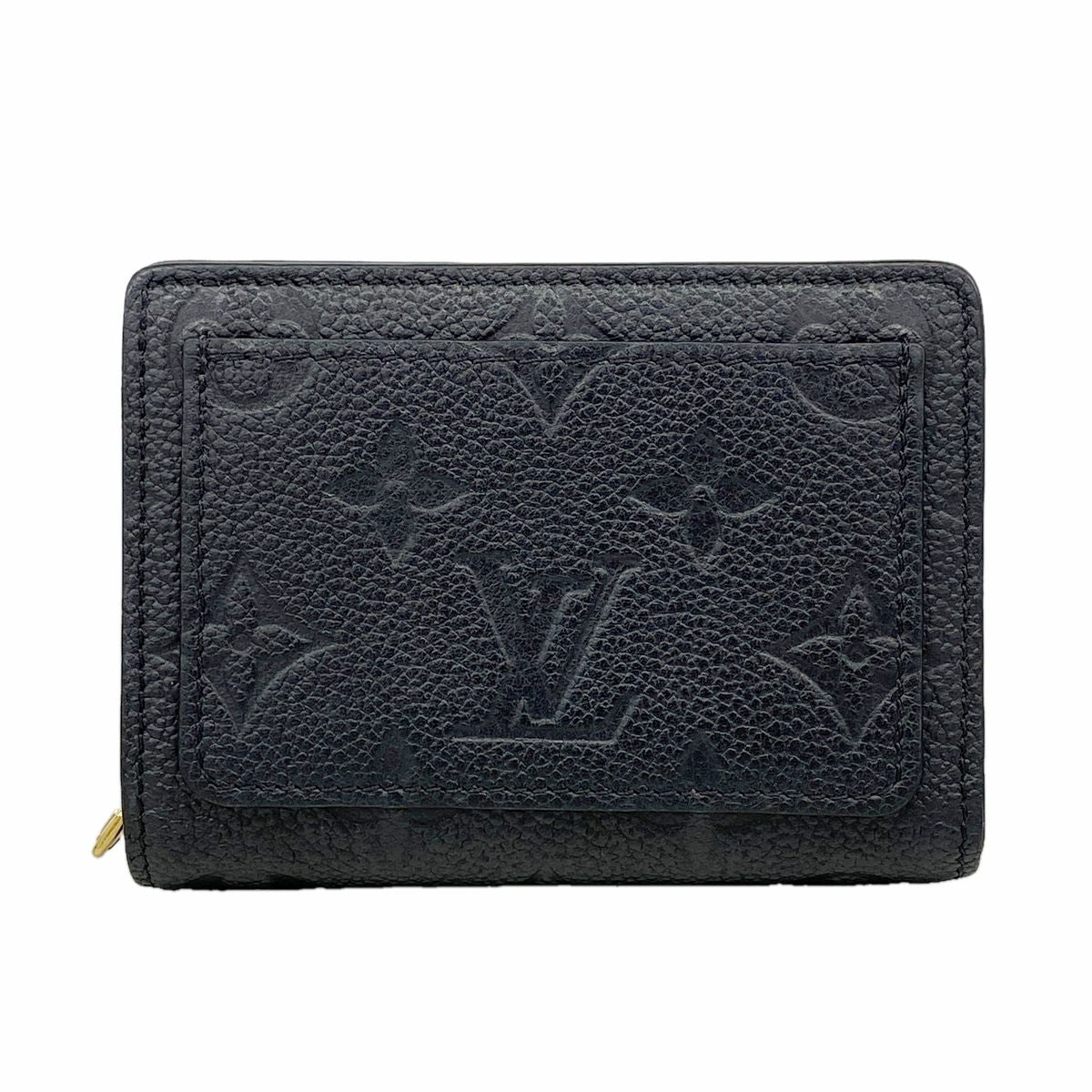 Louis Vuitton Wallet Monogram Empreinte Portefeuille Clair Noir