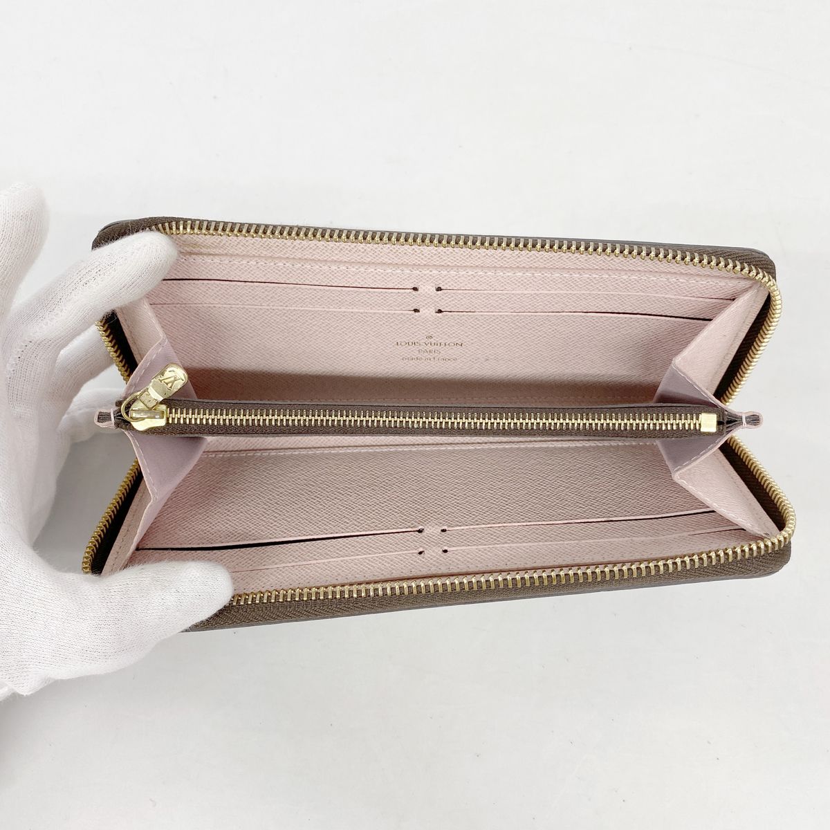 Louis Vuitton Wallet Monogram Portefeuille Clemence Rose Ballerine — view 3