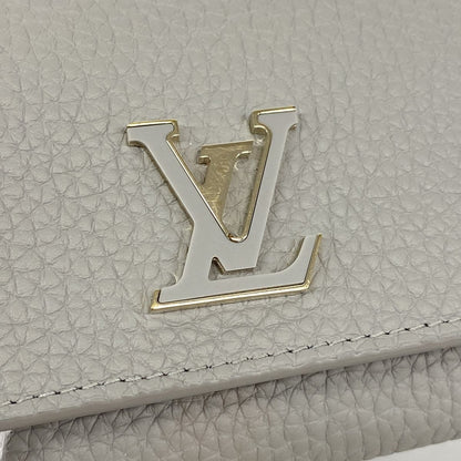 Louis Vuitton Wallet Portefeuille Capucines Tiny Flint Gray — view 7