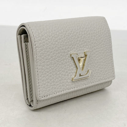 Louis Vuitton Wallet Portefeuille Capucines Tiny Flint Gray — view 2