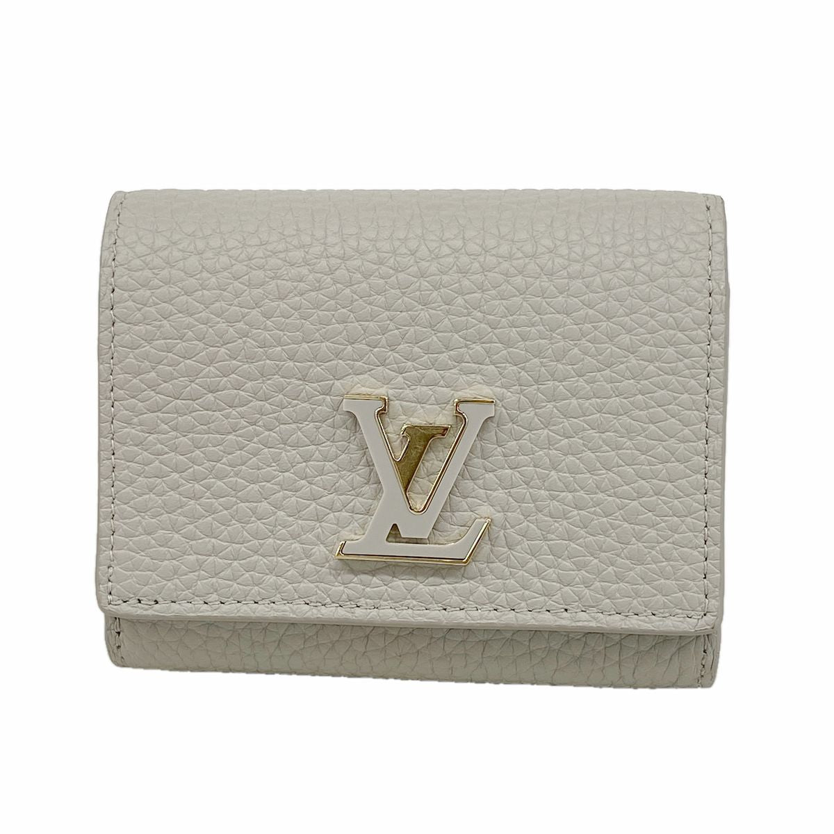 Louis Vuitton Wallet Portefeuille Capucines Tiny Flint Gray