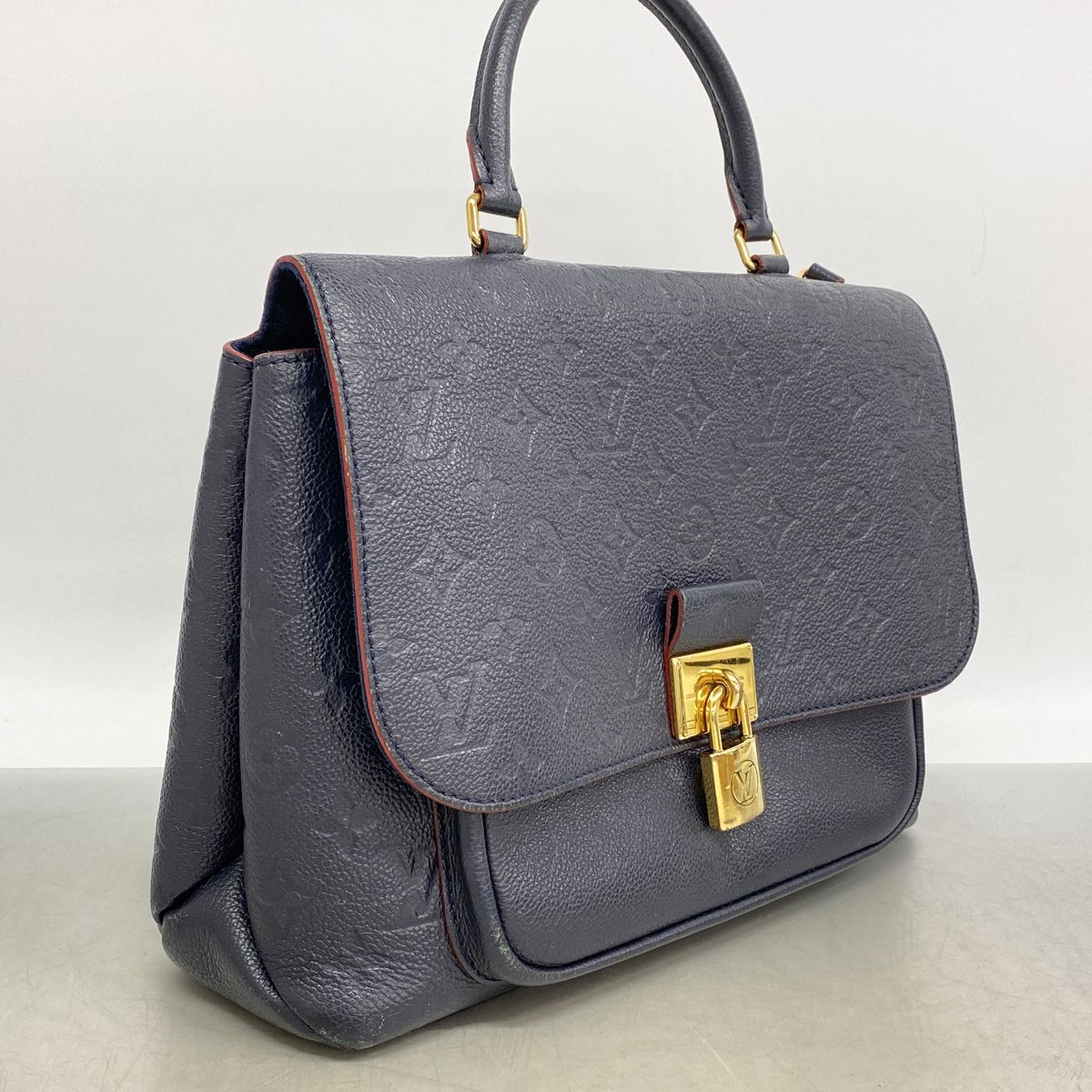 Louis Vuitton Handbag Monogram Empreinte Marignan Marine Rouge 2-Way Bag — view 2