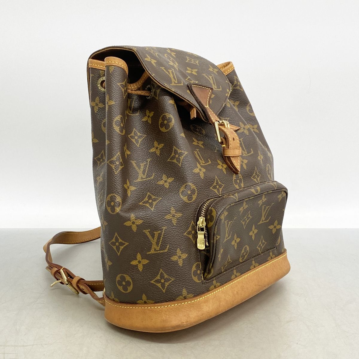 Louis Vuitton Backpack Monogram Montsouris MM Brown — view 2