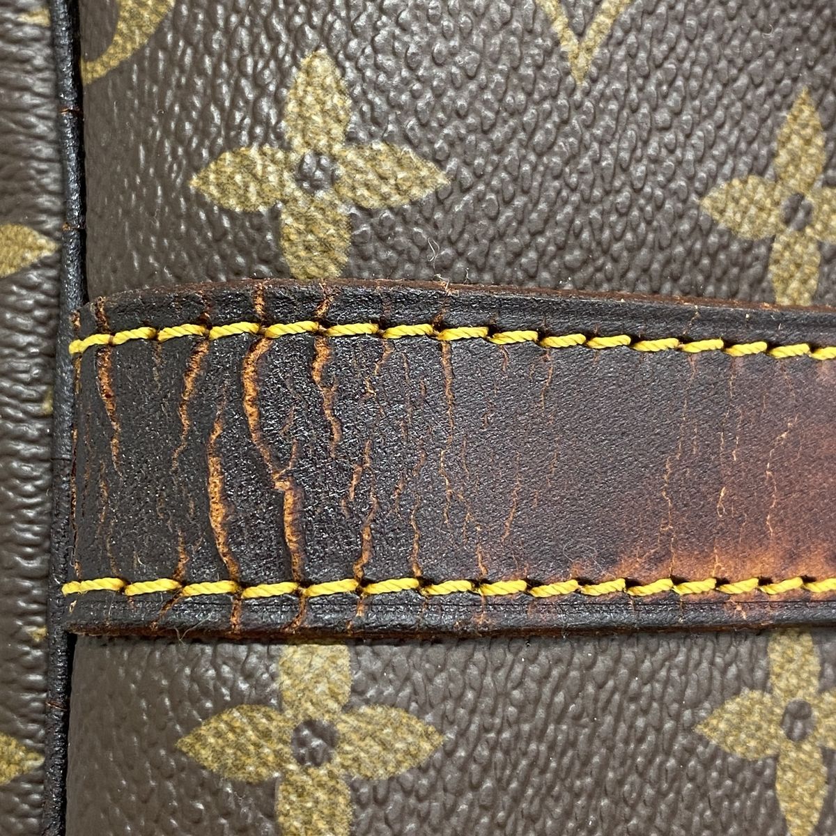 Louis Vuitton Boston Bag Monogram Keepall Bandouliere 60 Brown — view 5
