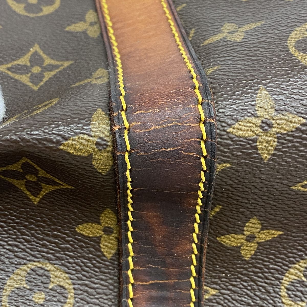 Louis Vuitton Boston Bag Monogram Keepall Bandouliere 60 Brown — view 6