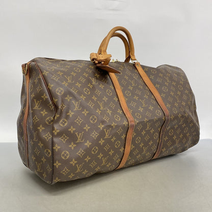 Louis Vuitton Boston Bag Monogram Keepall Bandouliere 60 Brown — view 2