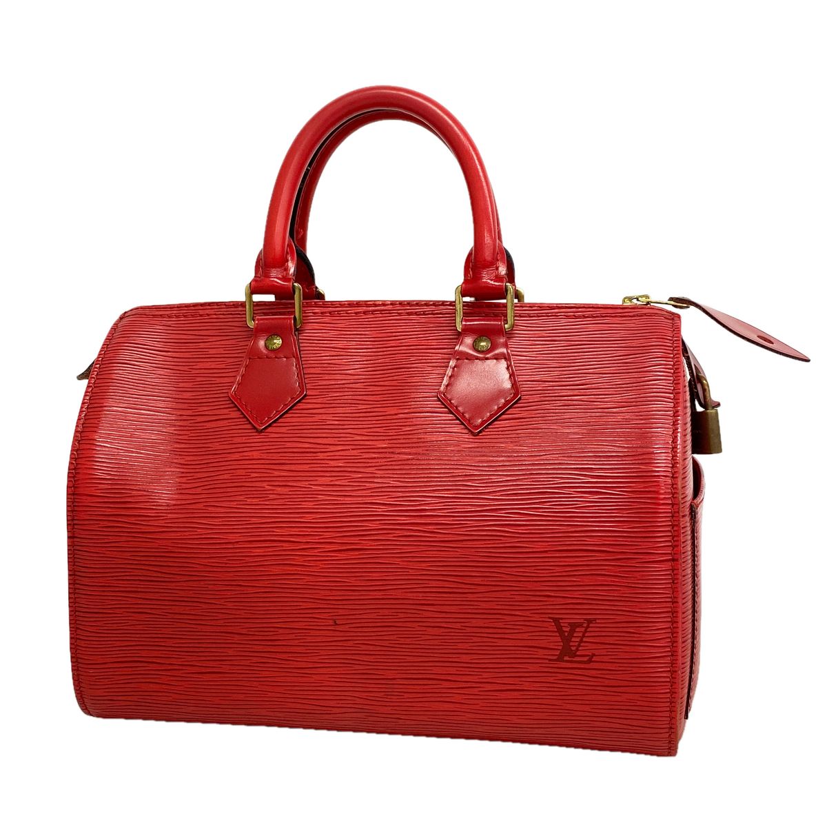 Louis Vuitton Handbag Epi Speedy 25 Castilian Red