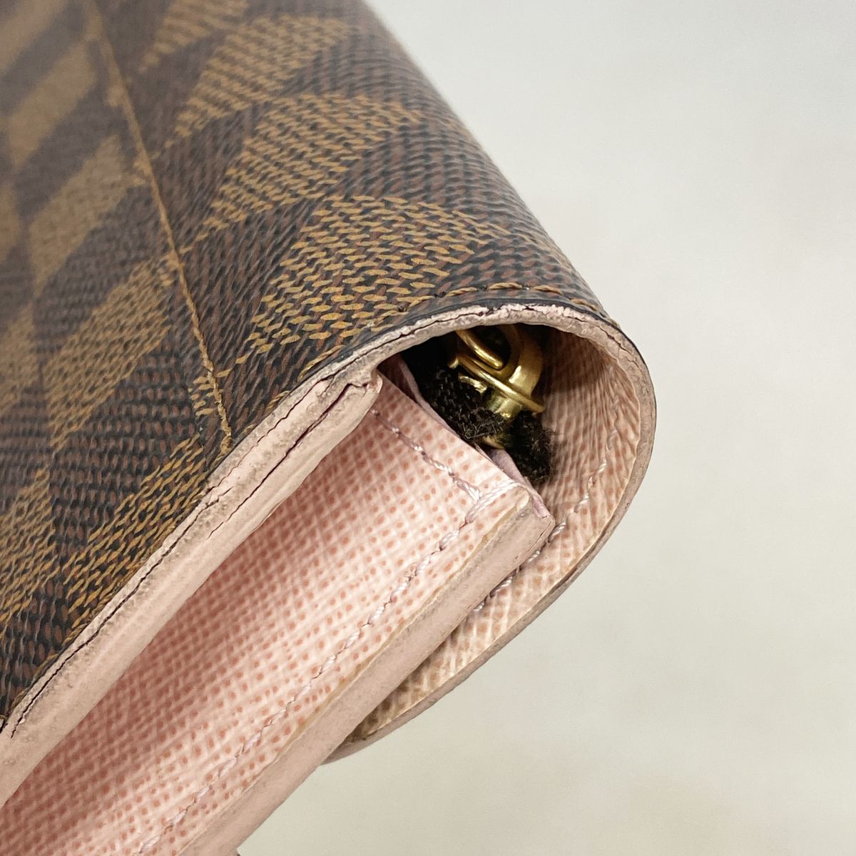 Louis Vuitton Wallet Damier Portefeuille Kaisa Rose Ballerine — view 7