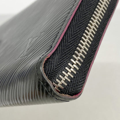 Louis Vuitton Wallet Epi Zippy Noir Hot Pink — view 5
