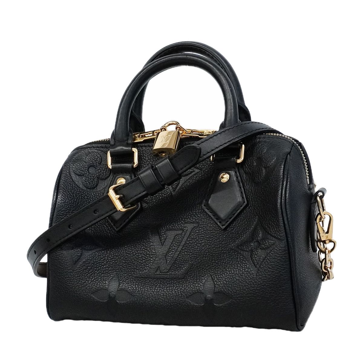 Louis Vuitton Handbag Monogram Empreinte Speedy Bandouliere 20 Noir 2-Way Bag