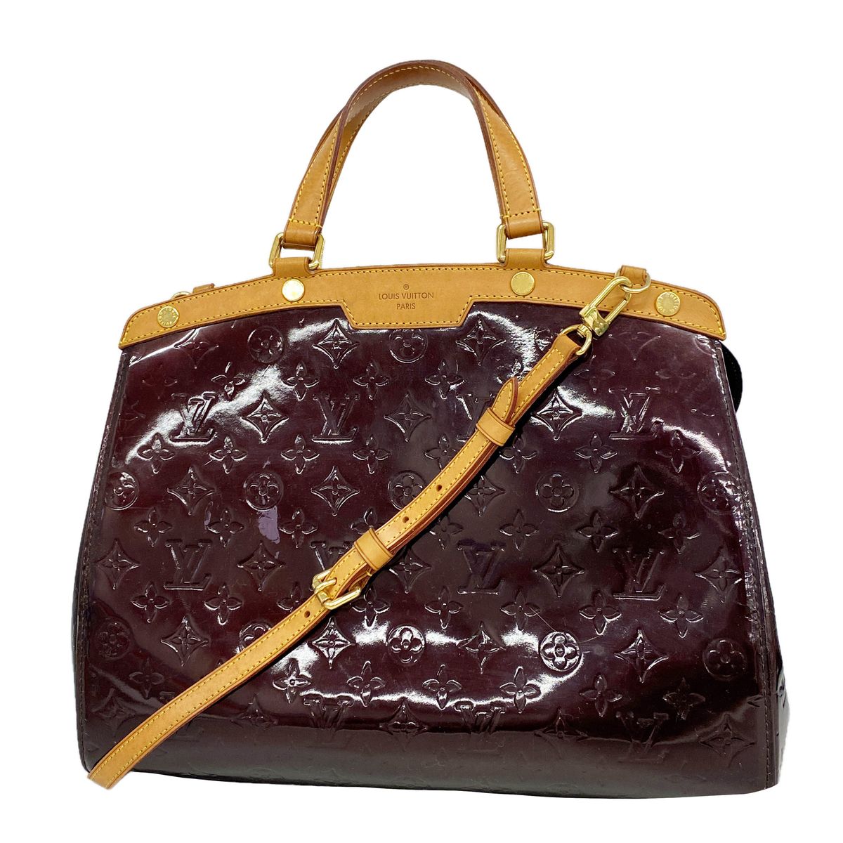 Louis Vuitton Handbag Vernis Blair GM Amarante 2-Way Bag