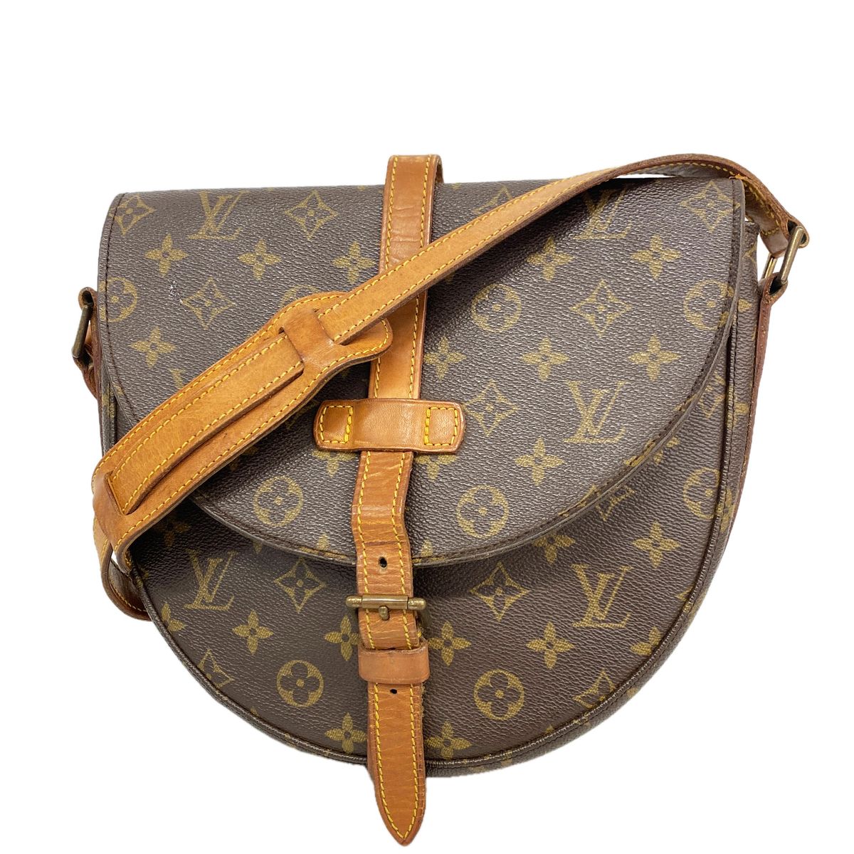 Louis Vuitton Shoulder Bag Monogram Chantilly GM Brown