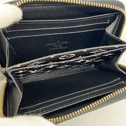 Louis Vuitton Coin Purse Monogram Jungle Zippy Black Brown — view 3