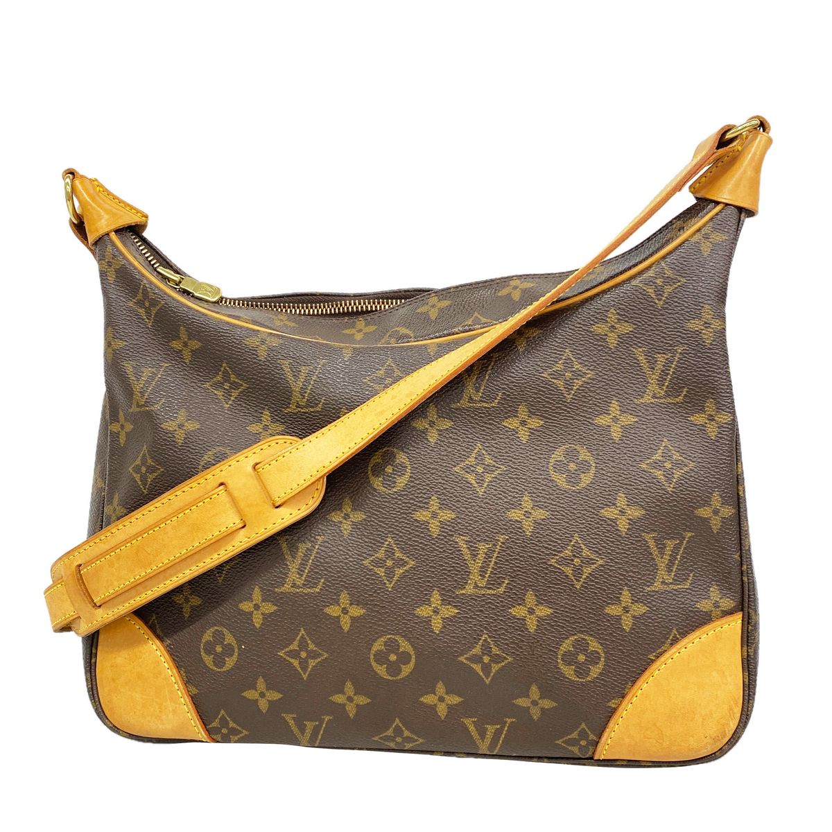 Louis Vuitton Shoulder Bag Monogram Boulogne 30 Brown