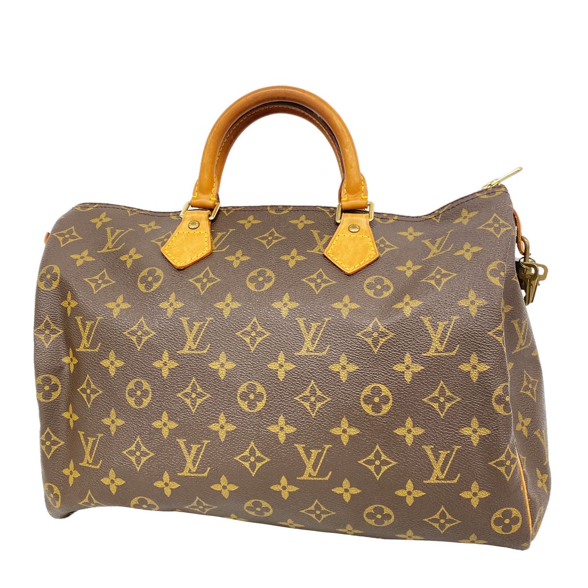 Louis Vuitton Handbag Monogram Speedy 35 Brown