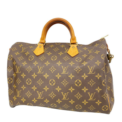 Louis Vuitton Handbag Monogram Speedy 35 Brown