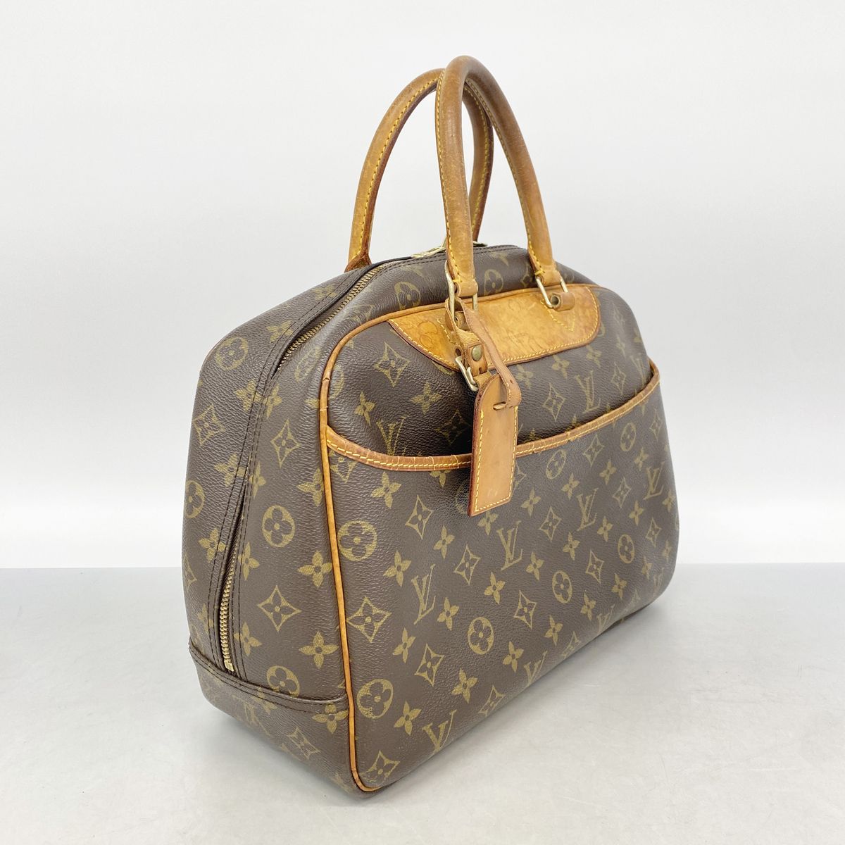 Louis Vuitton Handbag Monogram Deauville Brown — view 2