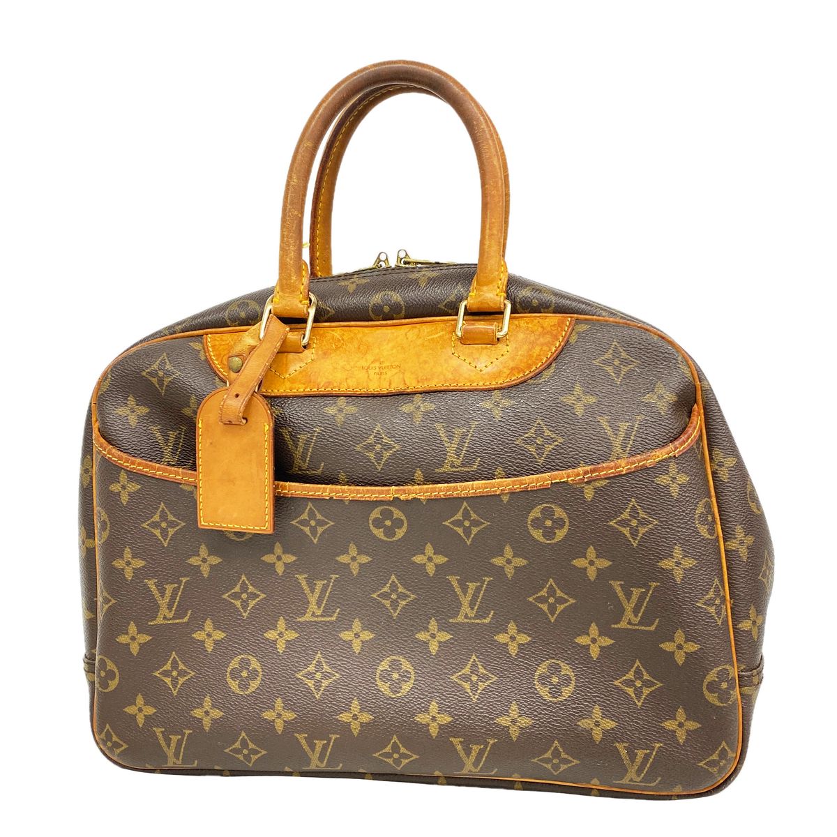 Louis Vuitton Handbag Monogram Deauville Brown