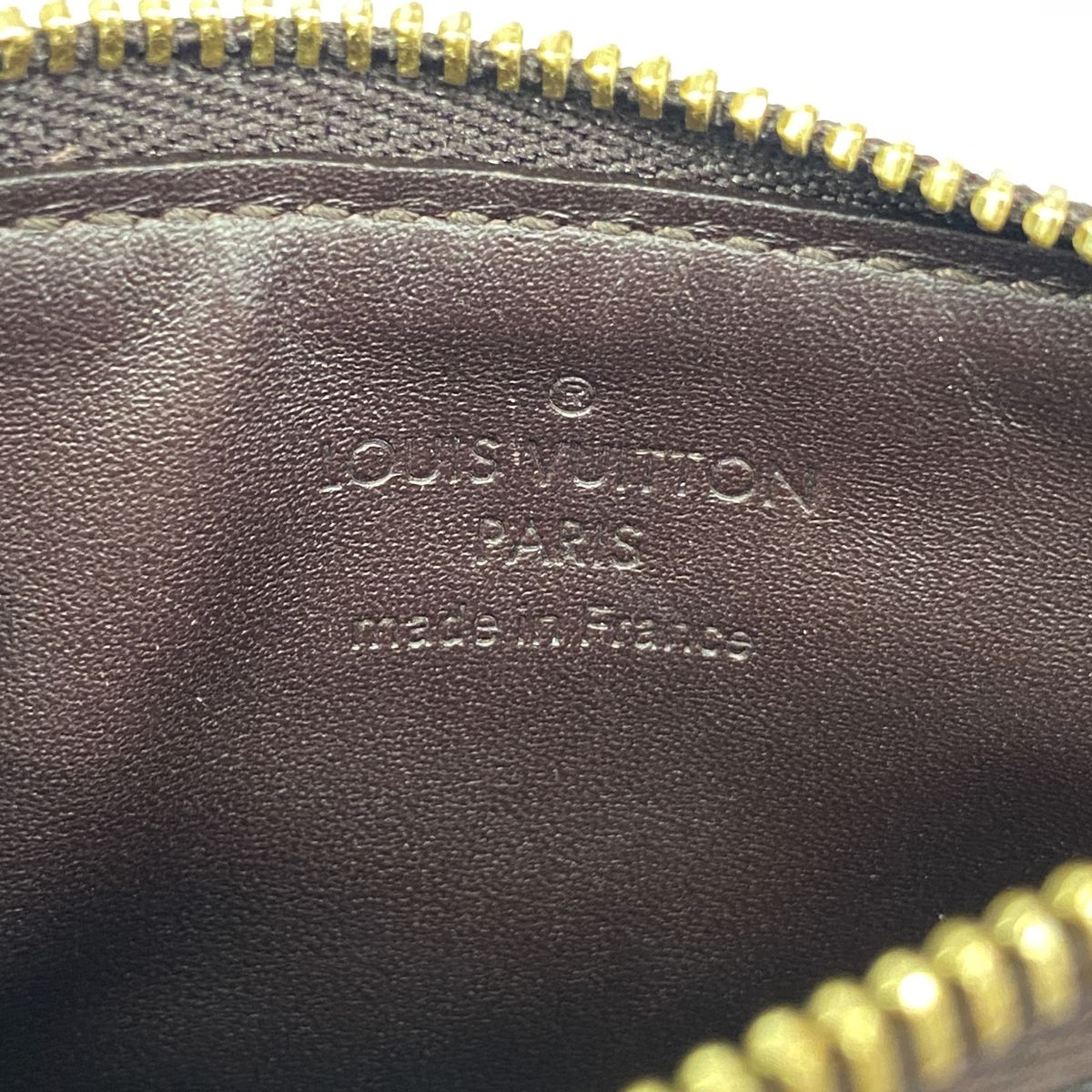 Louis Vuitton Coin Purse Vernis Pochette Cles NM Amarante — view 4