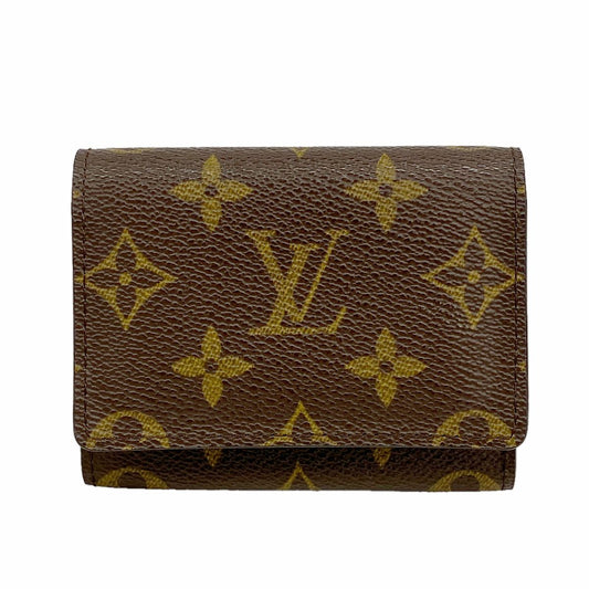 Louis Vuitton Business Card Case Monogram Envelope Holder Brown