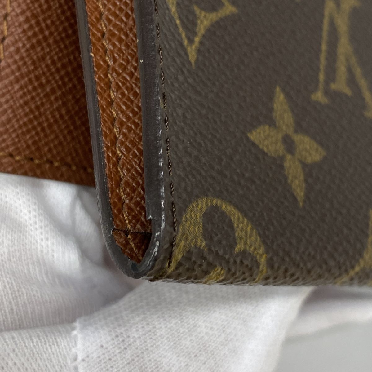 Louis Vuitton Business Card Case Monogram Envelope Holder Brown — view 6