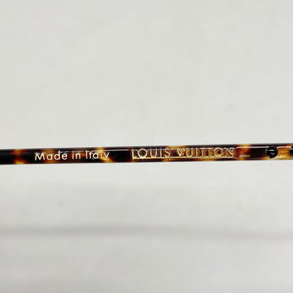 Louis Vuitton Sunglasses Conspiration Pilot Brown Gold Eyewear — view 2