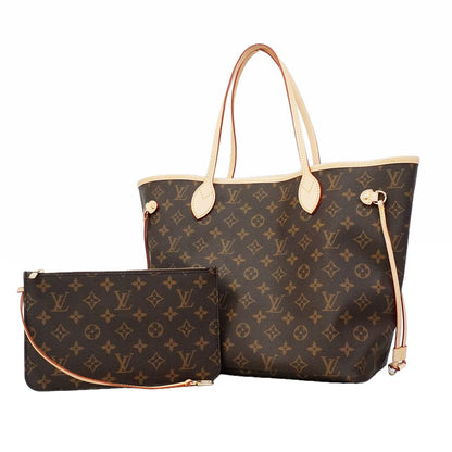 Louis Vuitton Tote Bag Monogram Neverfull MM Rose Beige