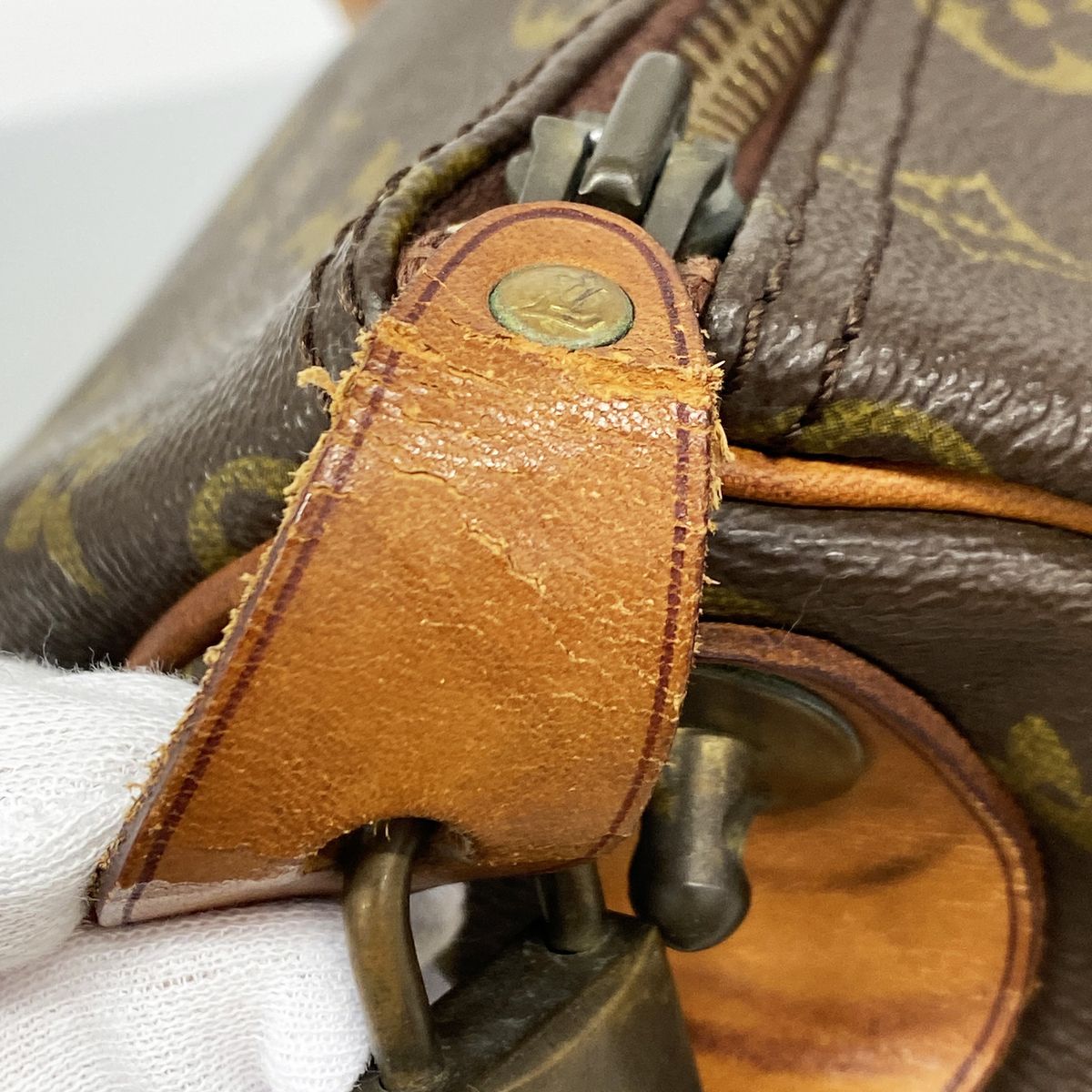 Louis Vuitton Boston Bag Monogram Keepall 45 Brown — view 6