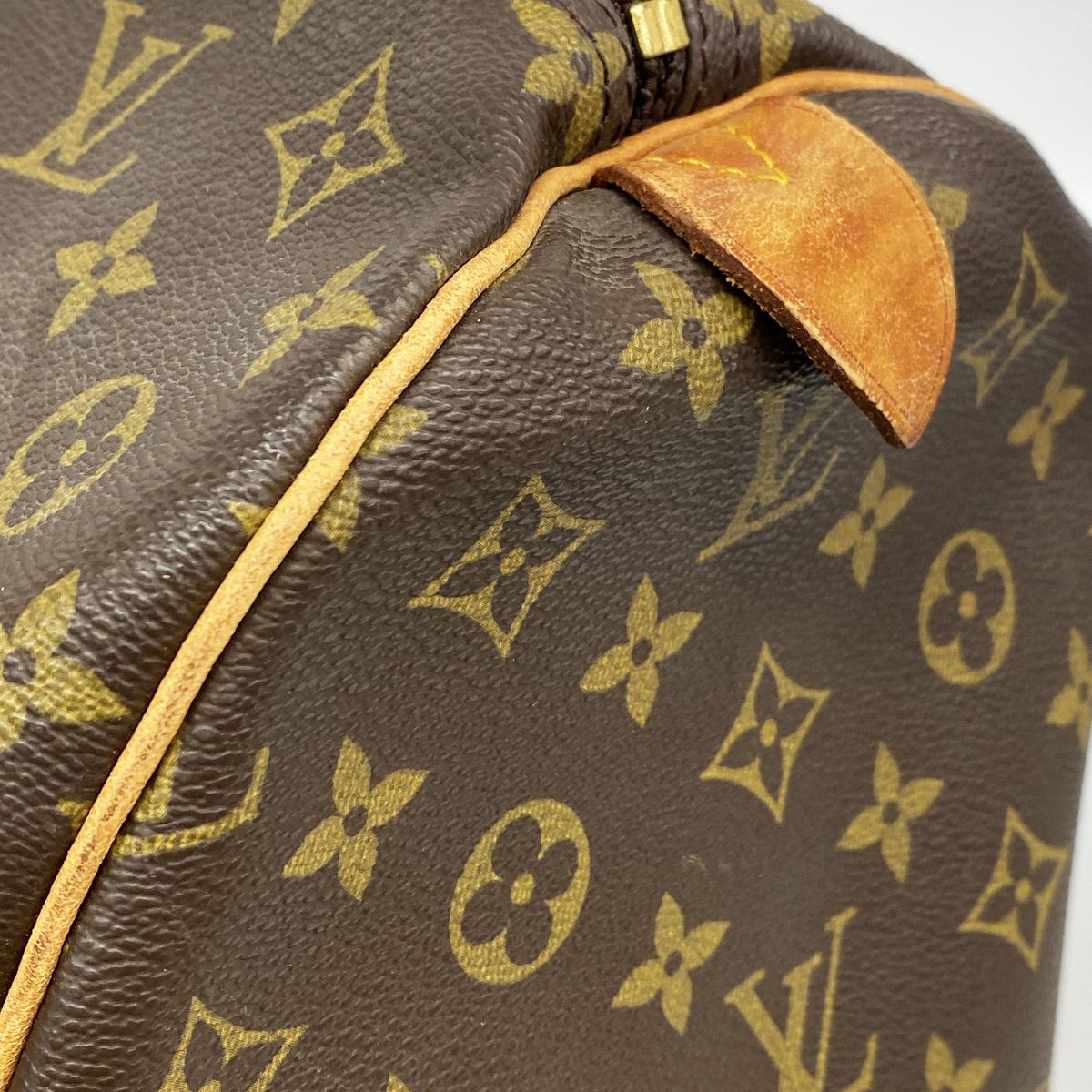 Louis Vuitton Boston Bag Monogram Keepall 60 Brown — view 7