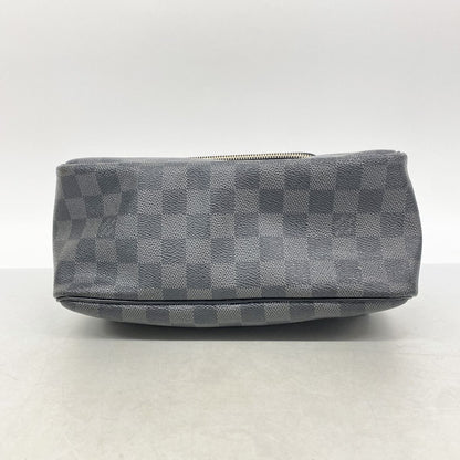 Louis Vuitton Pouch Damier Graphite Toilette Black Gray — view 3