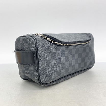 Louis Vuitton Pouch Damier Graphite Toilette Black Gray — view 2