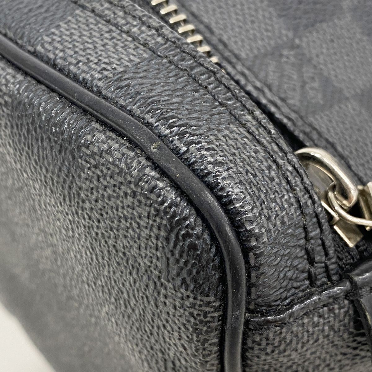 Louis Vuitton Pouch Damier Graphite Toilette Black Gray — view 6
