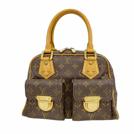 Louis Vuitton Handbag Monogram Manhattan PM Brown