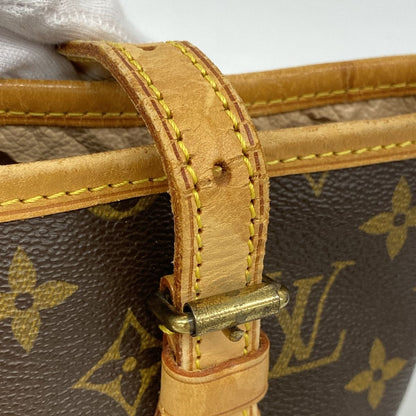 Louis Vuitton Tote Bag Monogram Bucket PM Brown — view 7