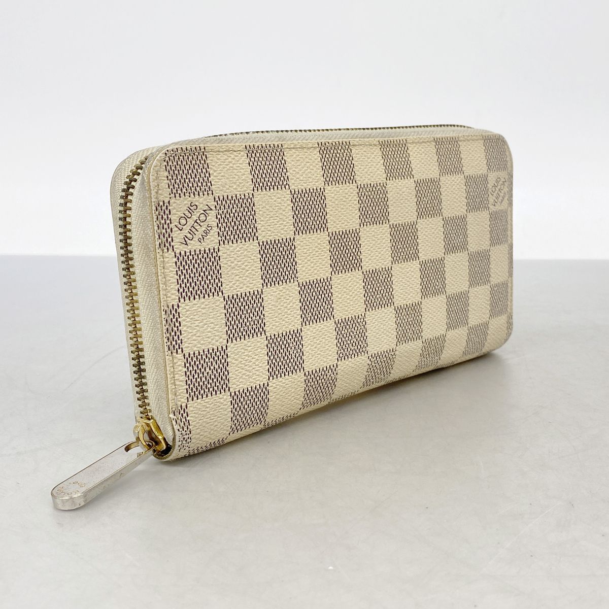 Louis Vuitton Wallet Damier Azur Zippy White — view 2