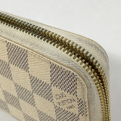 Louis Vuitton Wallet Damier Azur Zippy White — view 6