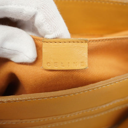 Celine Handbag Boogie Leather Mustard Silver — view 5