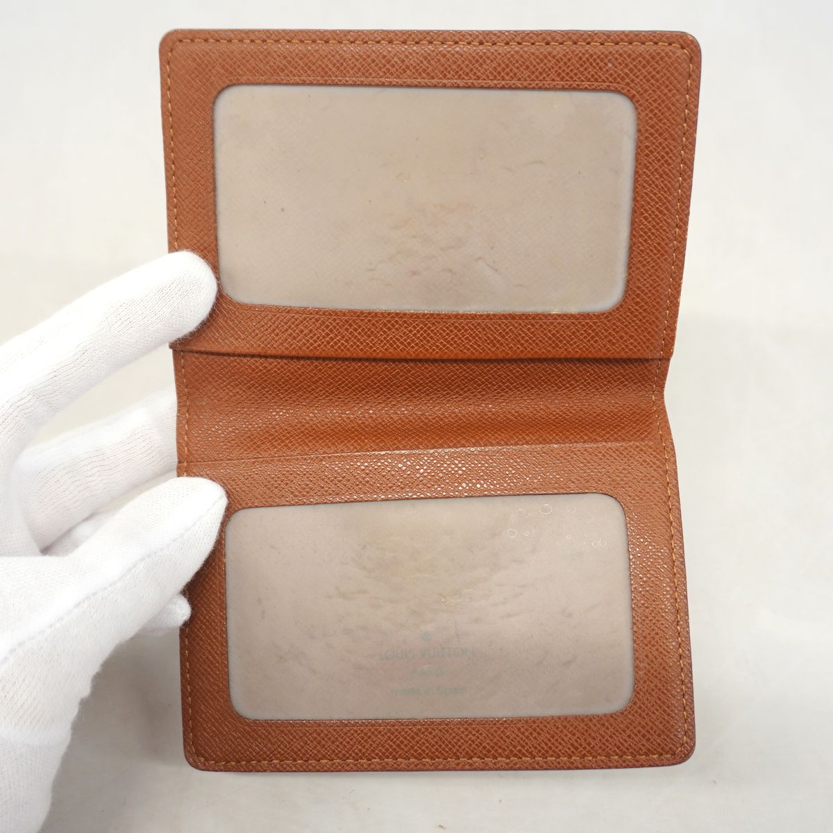 Louis Vuitton Card Case Monogram Porte 2 Cartes Vertical Brown — view 4