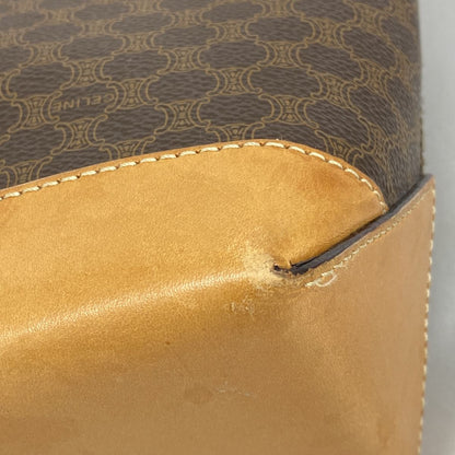 Celine Tote Bag Macadam Brown Gold — view 6