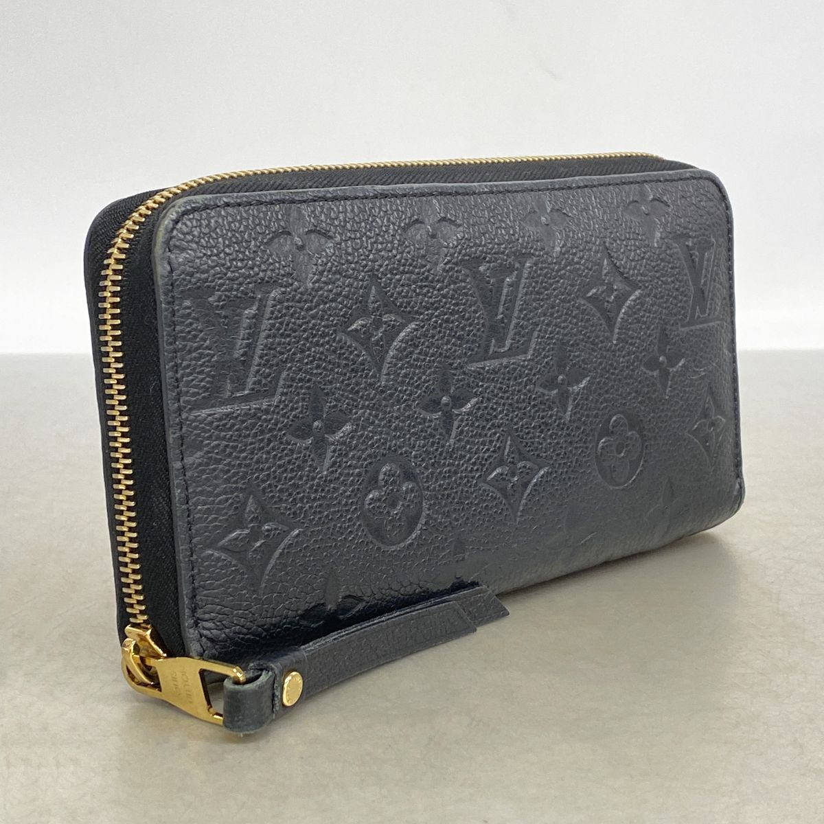 Louis Vuitton Wallet Monogram Empreinte Zippy Noir — view 2