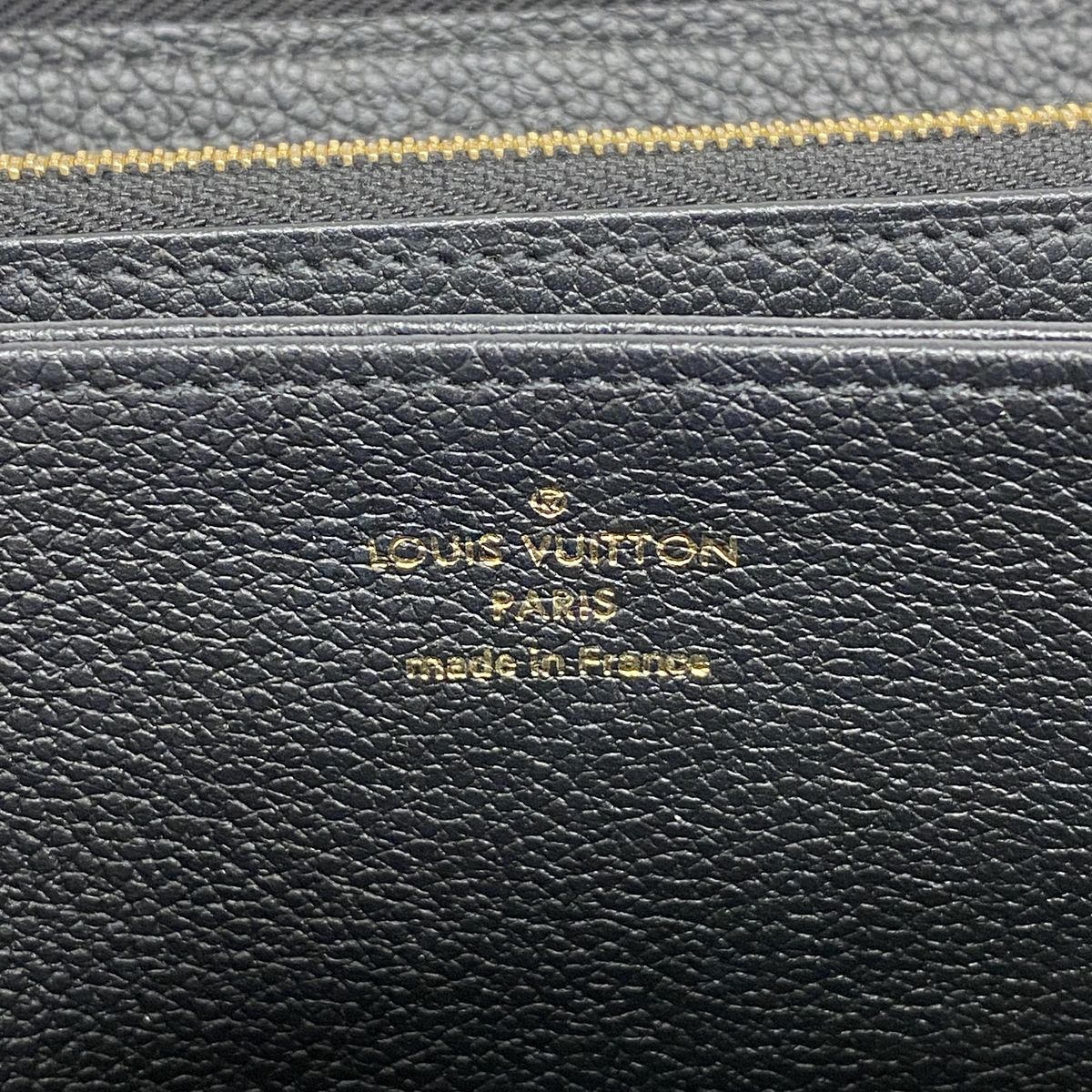 Louis Vuitton Wallet Monogram Empreinte Zippy Noir — view 4