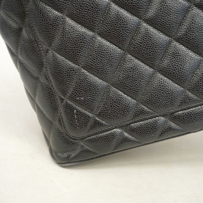 Chanel Tote Bag Reissue Caviar Leather Black Gold — view 8