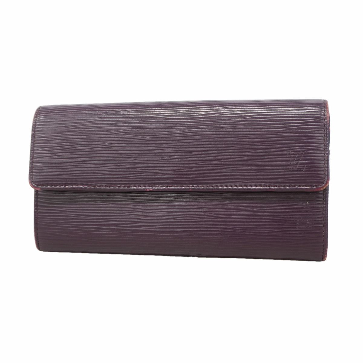 Louis Vuitton Wallet Epi Portefeuille Sarah Cassis