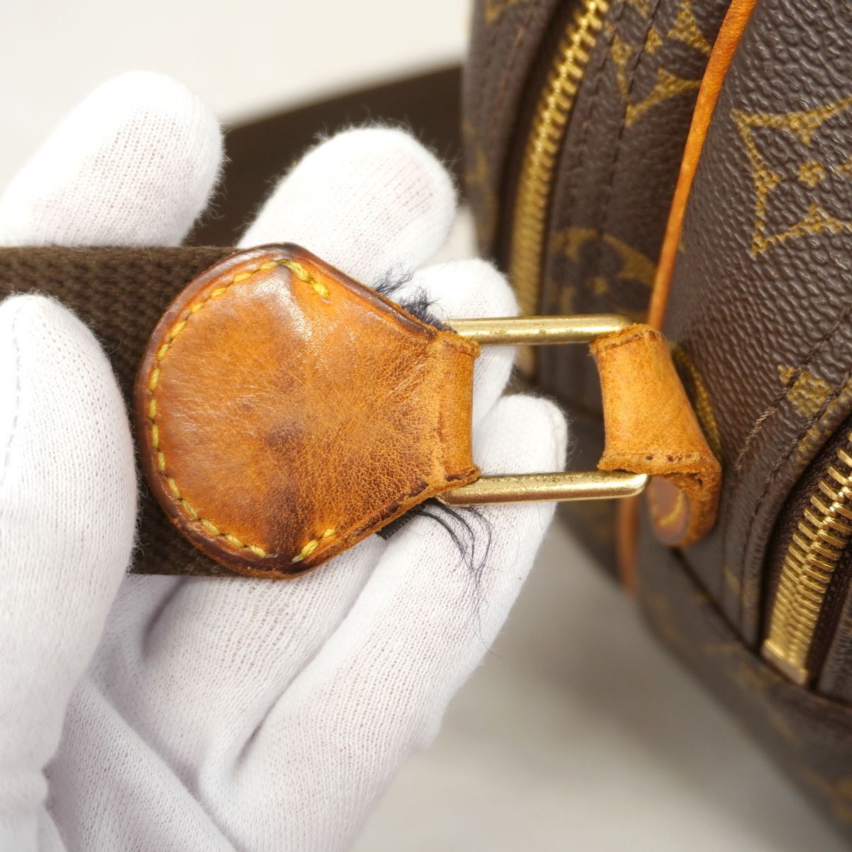 Louis Vuitton Shoulder Bag Monogram Reporter PM Brown — view 7