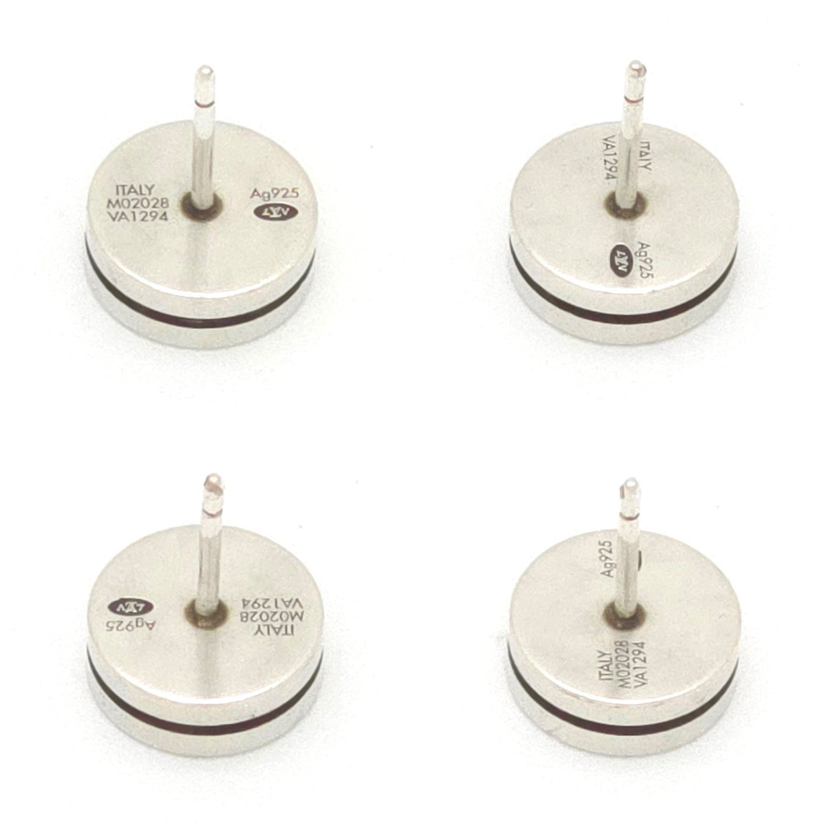 Louis Vuitton Single Earrings LV Tailor Round Signature Sterling Silver — view 4