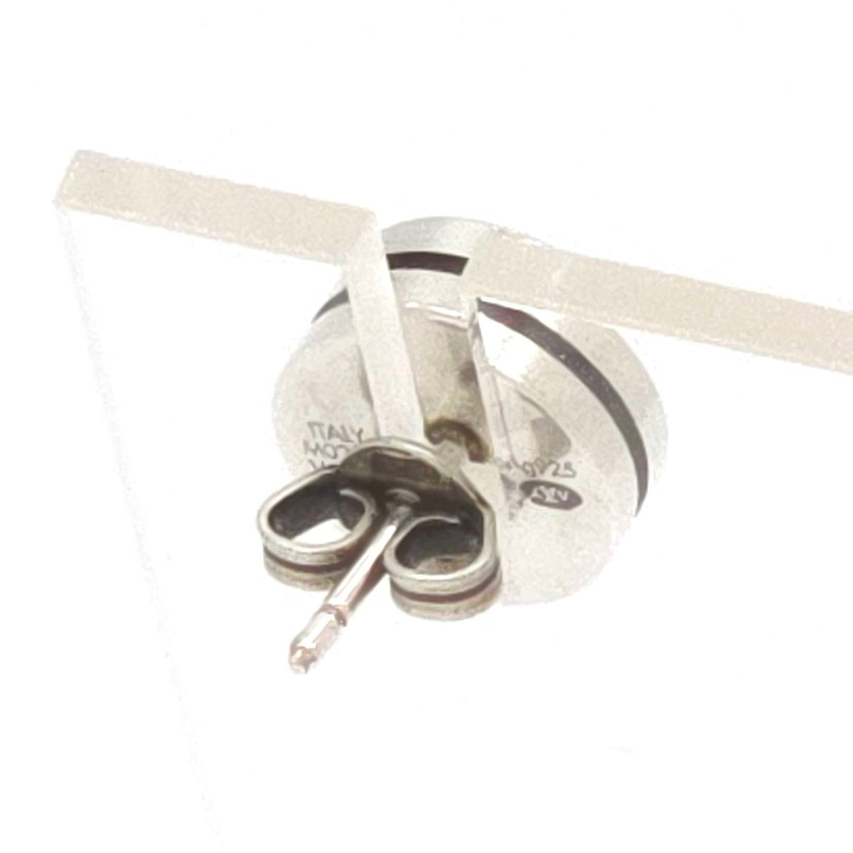 Louis Vuitton Single Earrings LV Tailor Round Signature Sterling Silver