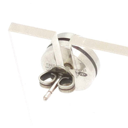 Louis Vuitton Single Earrings LV Tailor Round Signature Sterling Silver