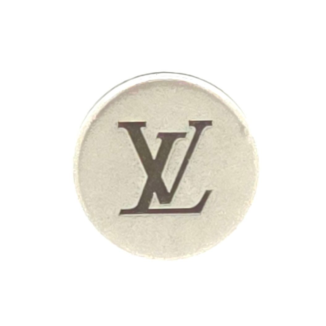Louis Vuitton Single Earrings LV Tailor Round Signature Sterling Silver — view 6