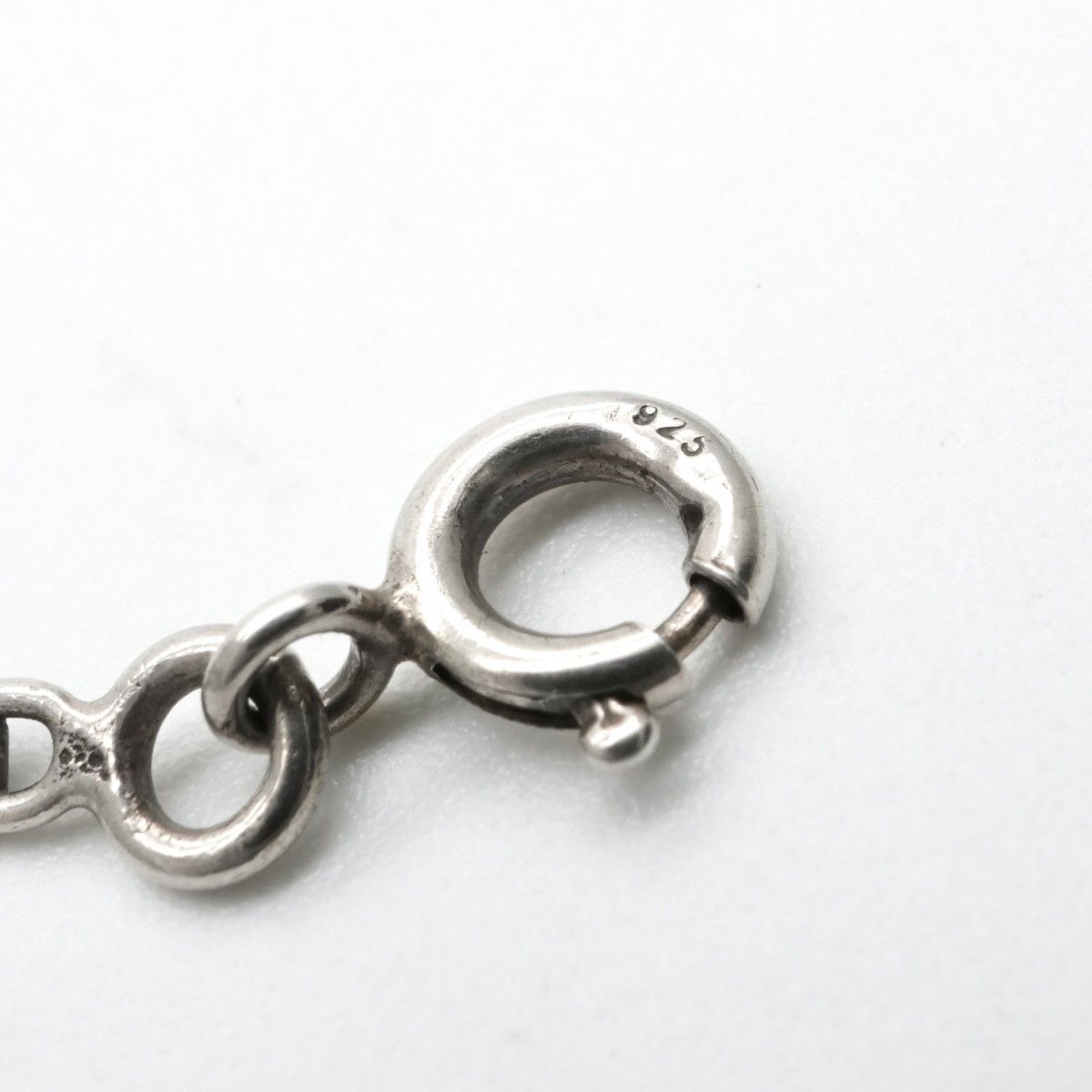 Hermes Mini Chaine D'ancre Sellier Pendant Choker 925 Sterling Silver — view 7