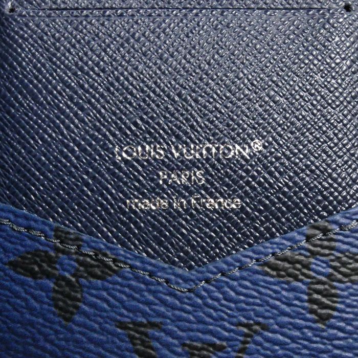 Louis Vuitton Pocket Organizer Card Case Monogram Forest Marine — view 4